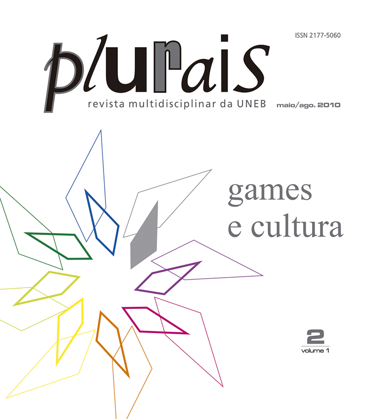 					Visualizar v. 1 n. 2 (2010): Games e Cultura
				