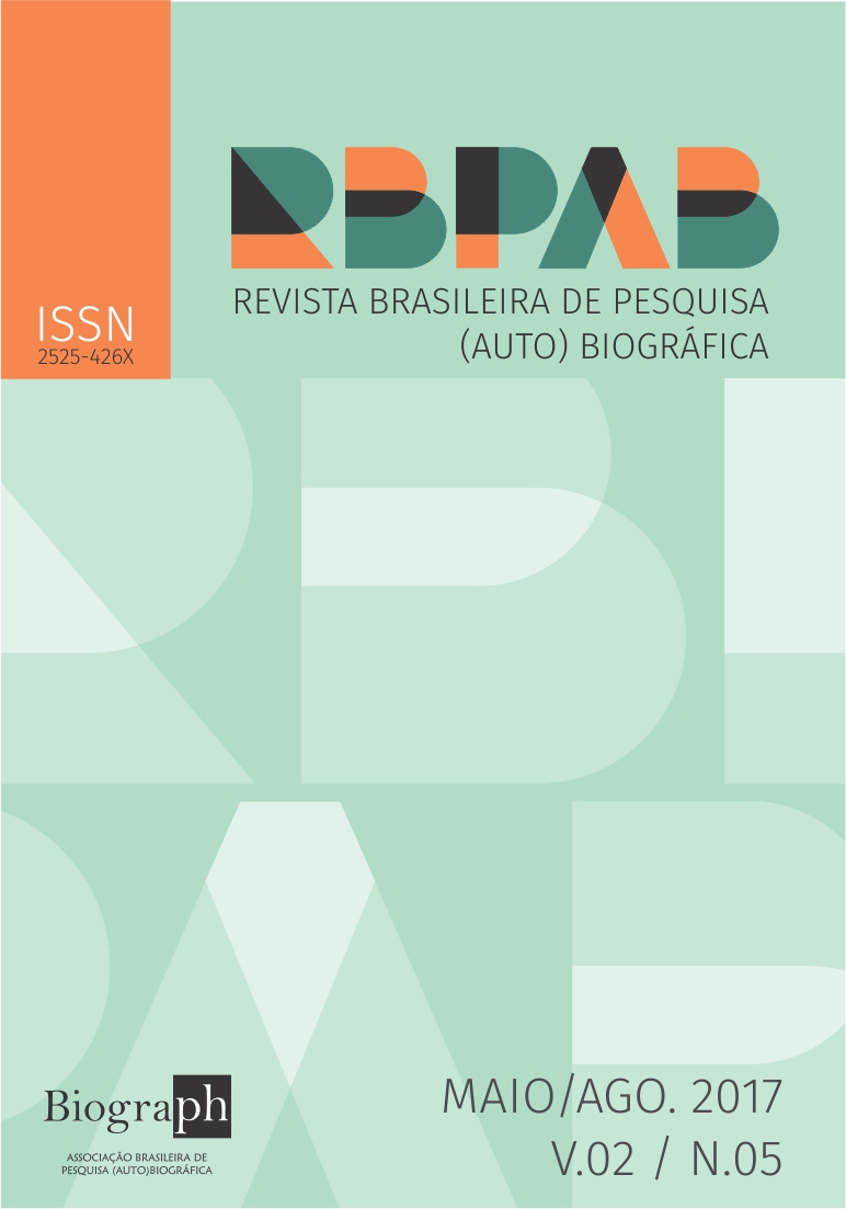 					Visualizar v. 2 n. 5 (2017): Revista Brasileira de Pesquisa (Auto)biográfica
				