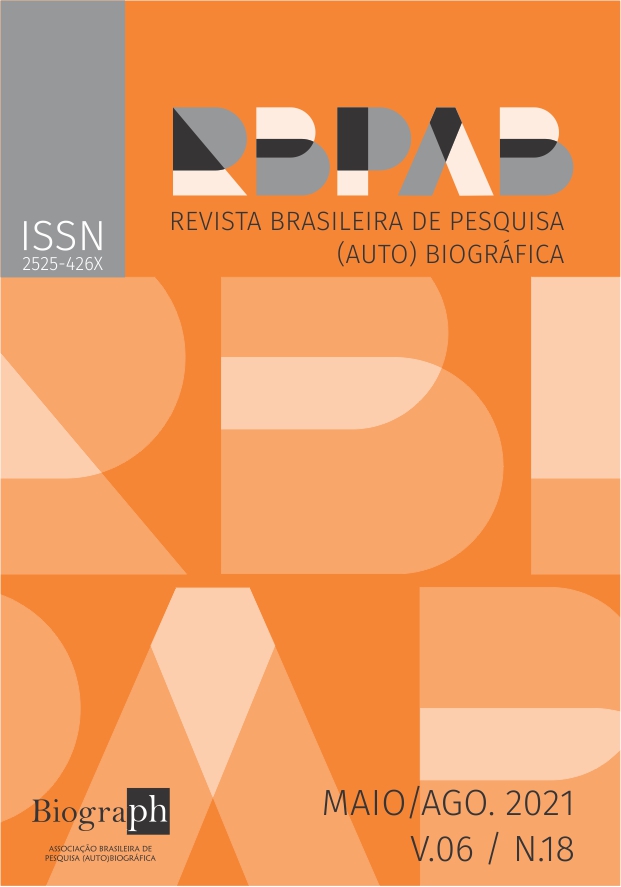 					Visualizar v. 6 n. 18 (2021): Revista Brasileira de Pesquisa (Auto)biográfica
				