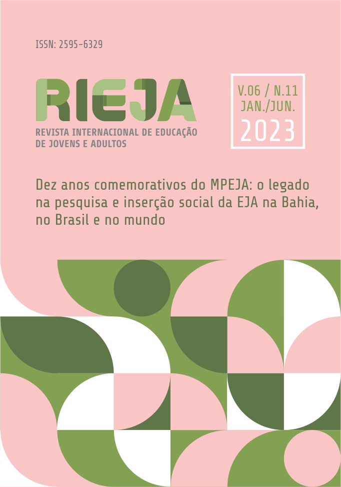 					Visualizar v. 6 n. 11 (2023): Dez Anos Comemorativos do MPEJA: o legado na pesquisa e inserção social da EJA na Bahia, no Brasil e no mundo
				