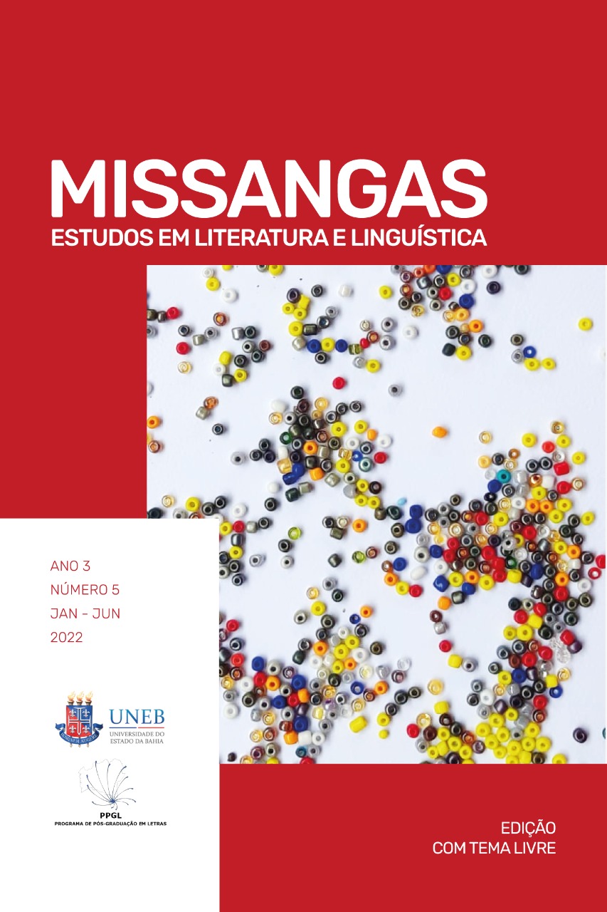 					View Vol. 3 No. 5 (2022): Missangas: Estudos em Literatura e Linguística
				